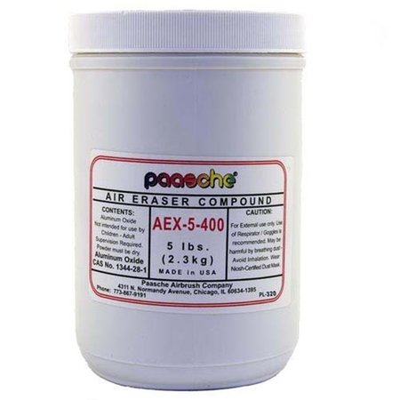 PAASCHE Paasche AEX-5-400 5 lbs Aluminum Oxide - Fast Cutting Compound AEX-5-400